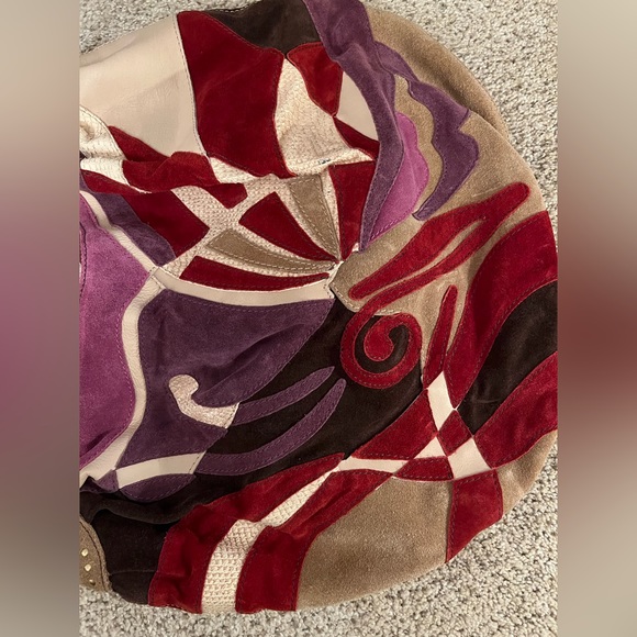 Lucky Brand suede and leather hobo bag - Picture 15 of 16